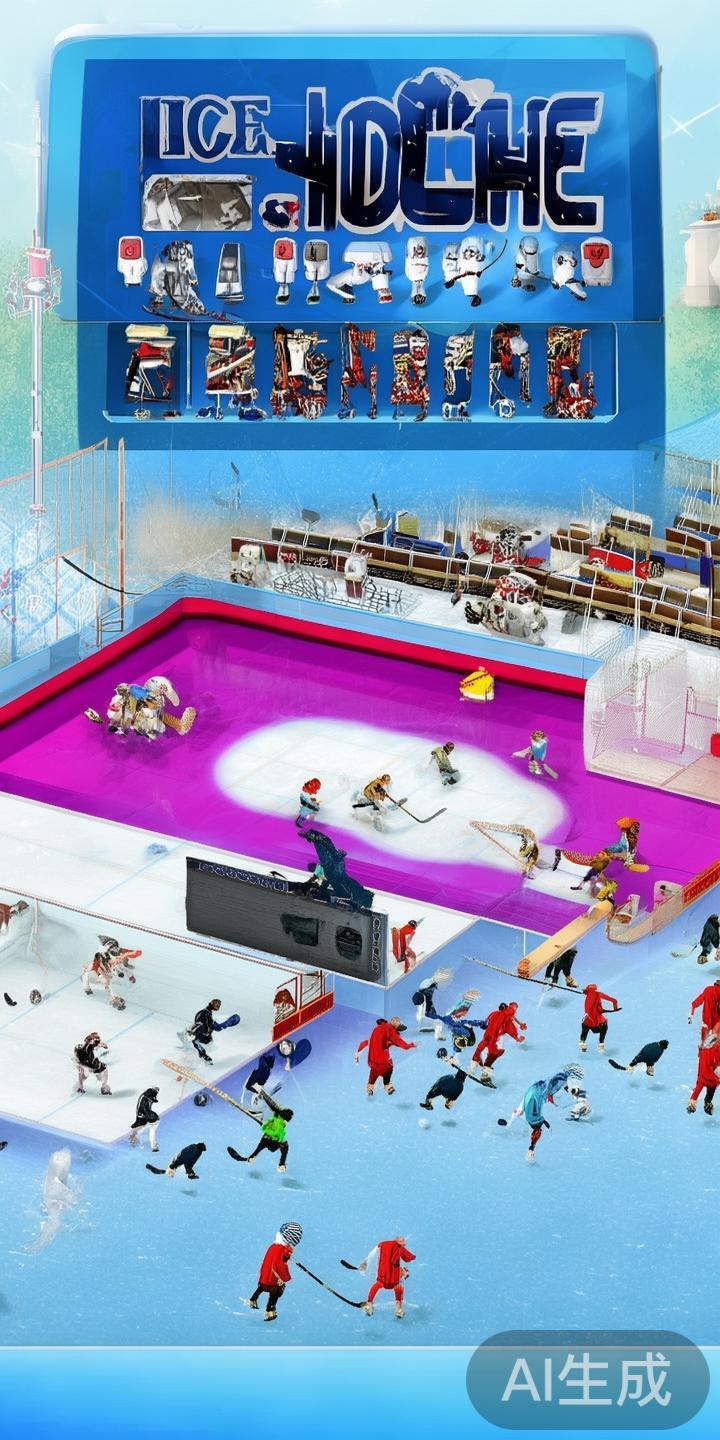 在如今的休闲娱乐市场中，经典的冰球游戏凭借其刺激的
