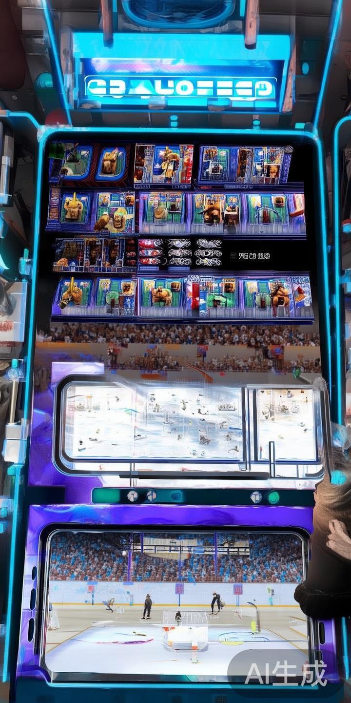 “冰球突破”是一款结合了老虎机元素与冰球元素的游戏